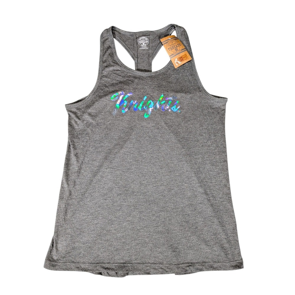 Rivalry Threads UCF Knights Womens Small Grey Holographic Racerback Tank Top NWT